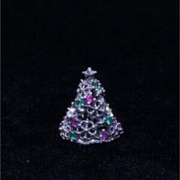 NEW Pandora Glitter Christmas Tree Charm - Picture 3 of 5